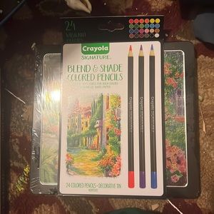 Crayons blend and shade colored pencils ✏️